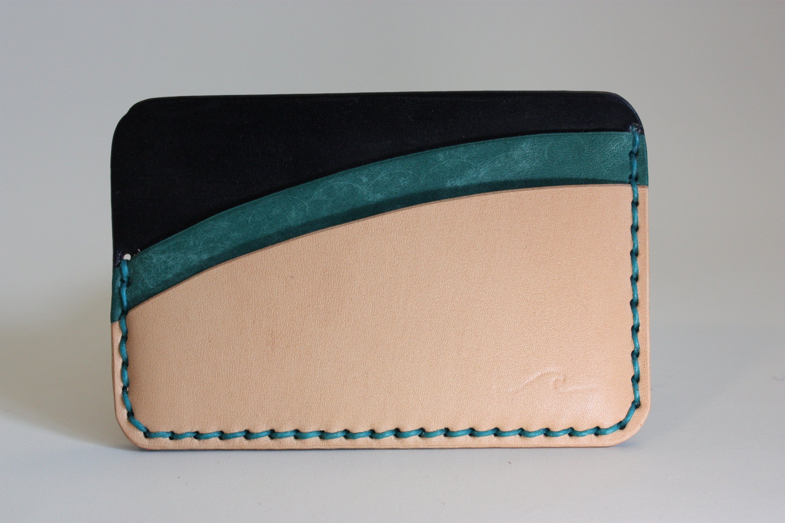 The Wave Leather Wallet Pattern Wallet Pdf Template Compact 